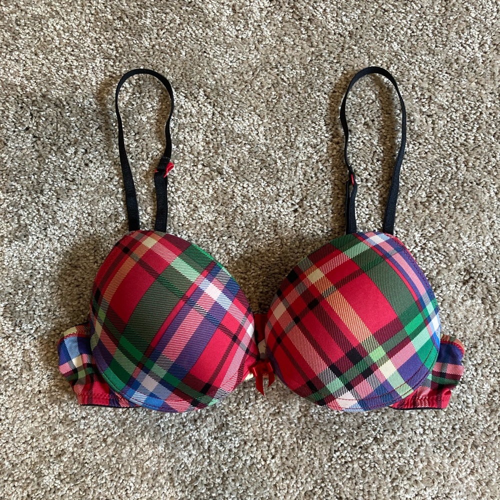 Aerie Flannel Pattern Bra